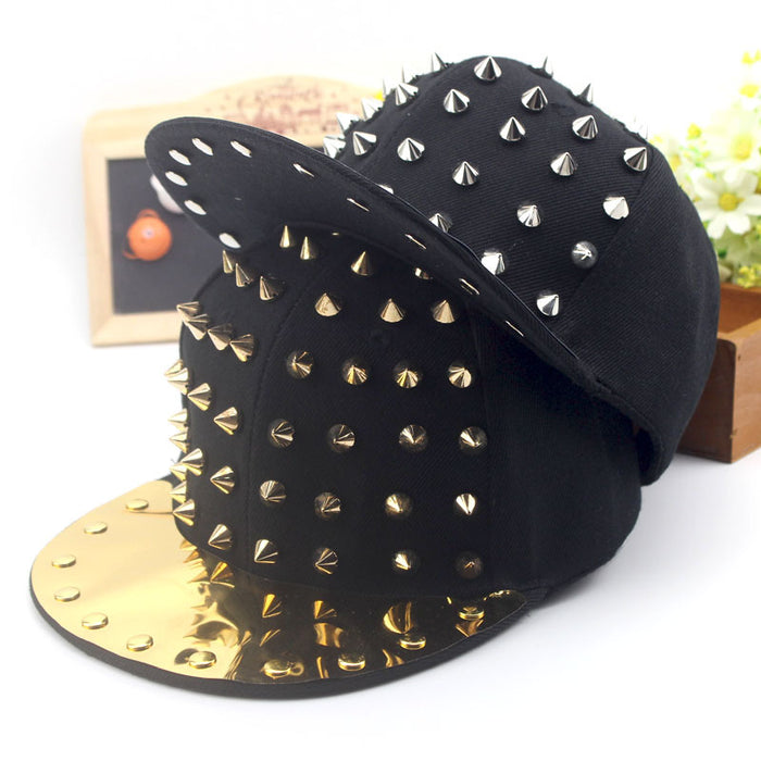 Wholesale Chic Kids Rivet Hip Hop Baseball Cap Summer Sun Hat For Boutique Resale