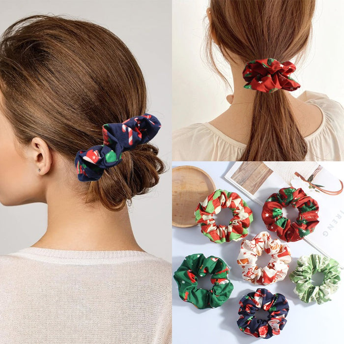 Wholesale Christmas Hair Scrunchies JDC-HS-Heqin002