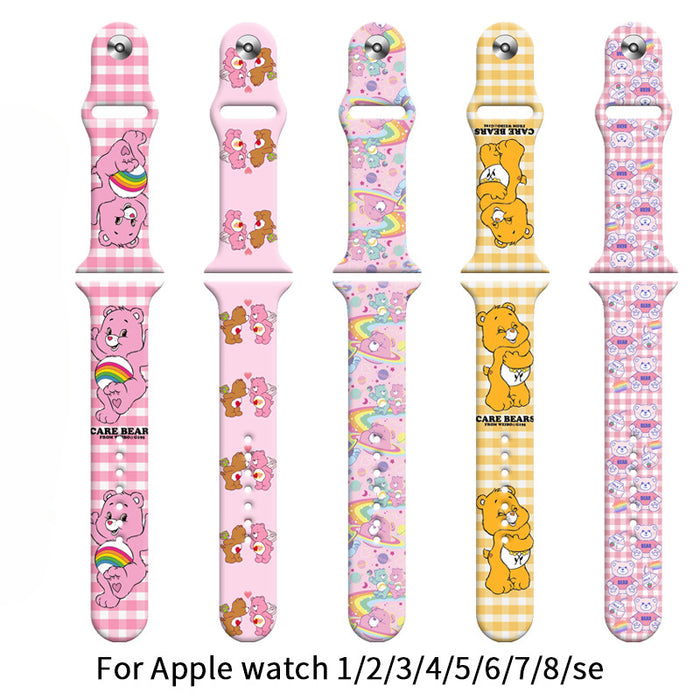 Wholesale Printed Silicone Watch Strap Wristband JDC-WD-NuoQi038