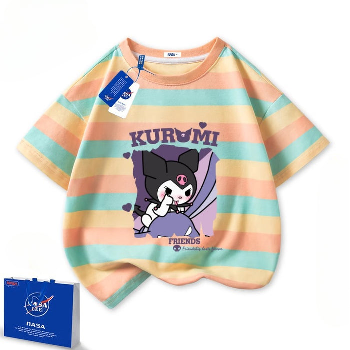 Wholesale Cartoon Cute Cotton Girls T-shirt Short Sleeve JDC-CTS-LuY001