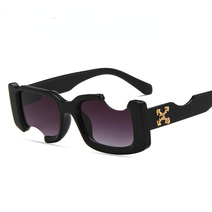 Wholesale Sunglasses AC OFF Sunglasses Personality Notch Holes JDC-SG-Mingx007
