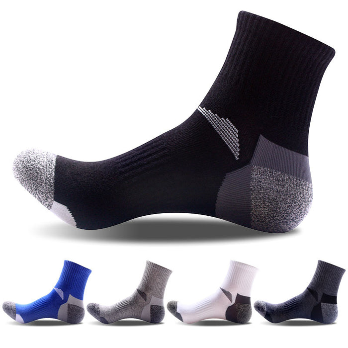 Wholesale Socks, midsole, anti slip, sweat absorbing, running sports socks, professional outdoor fitness socks, cotton