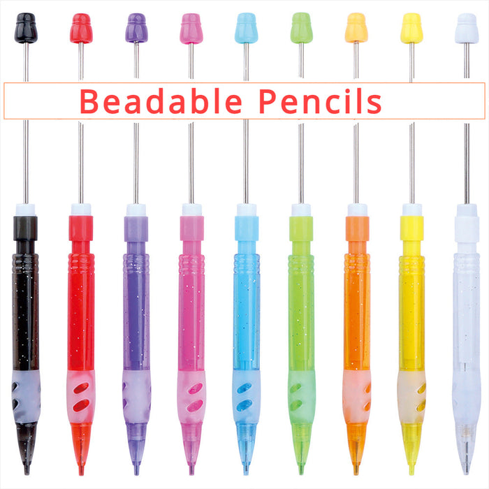 Wholesale Beadable Mechanical Pencil Beadable Pencil Mini Drawing Pencils Small Pencil Writing DIY Crafting JDC-PL-JinBN001