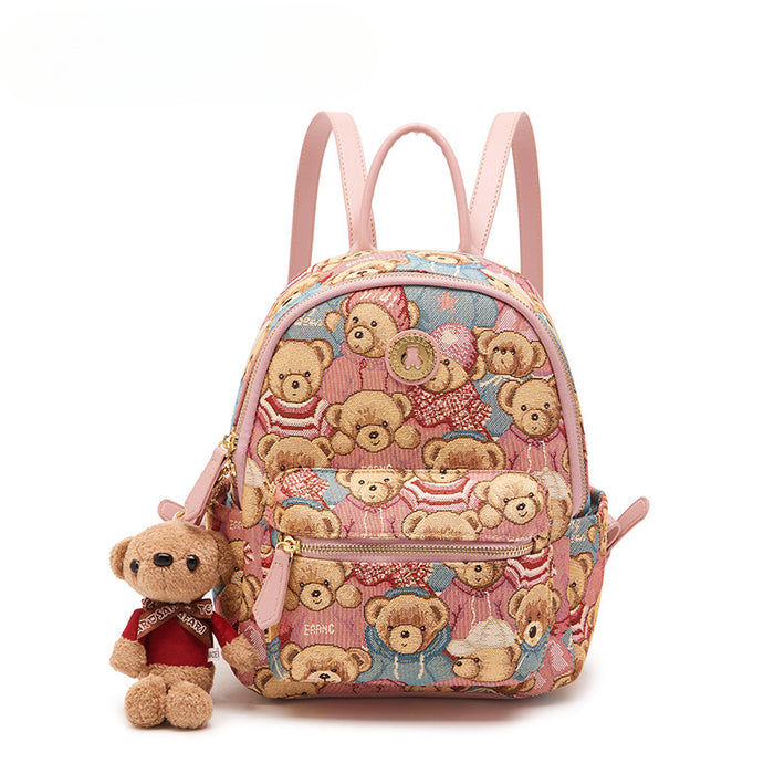 Wholesale Canvas Bear Backpack JDC-BP-Aida002