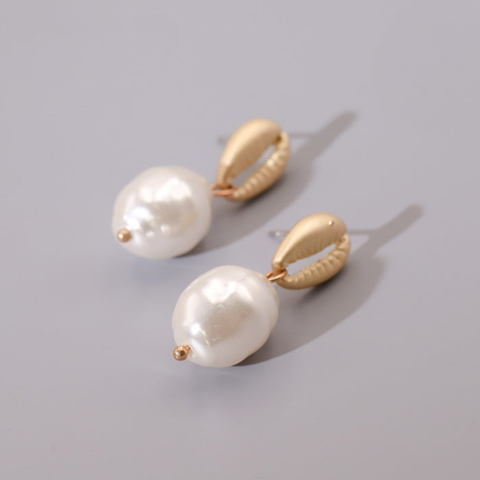 Wholesale Pearl Pendant Earrings JDC-ES-YaXue001