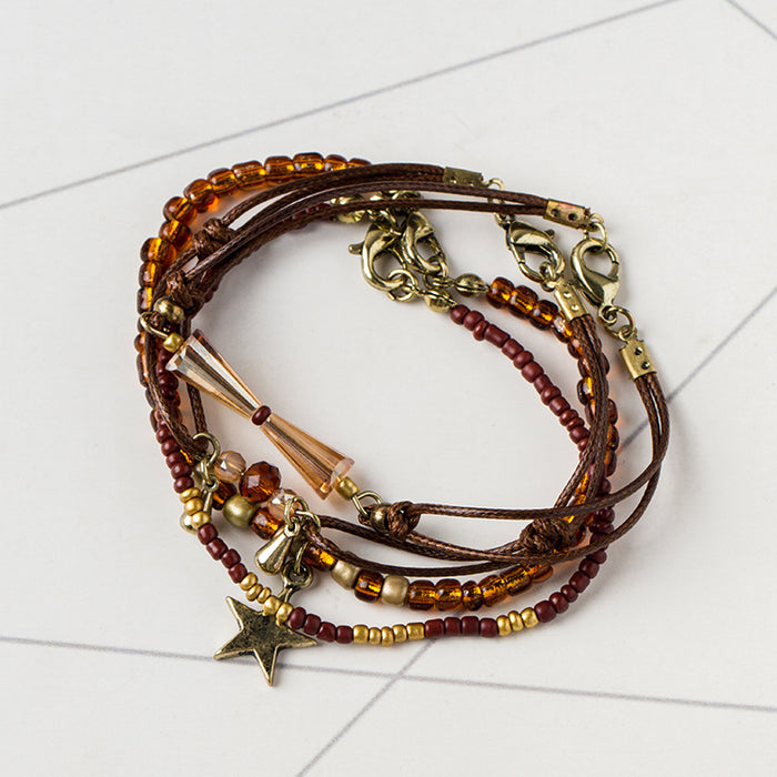 Wholesale Star Pendant Set Bracelet Environmentally Friendly