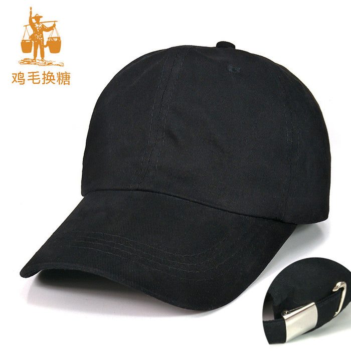 Wholesale Lightweight baseball cap with soft top and no lining, simple cotton duckbill cap