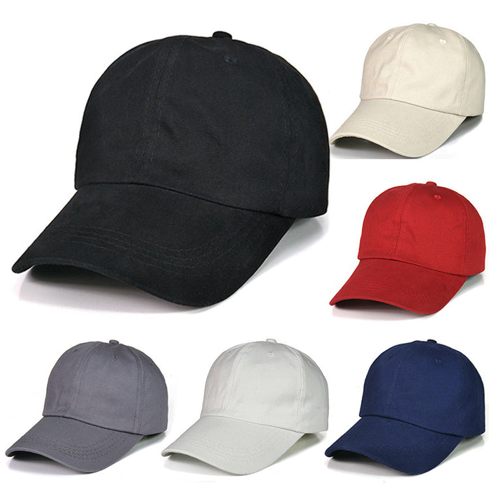 Wholesale Lightweight baseball cap with soft top and no lining, simple cotton duckbill cap