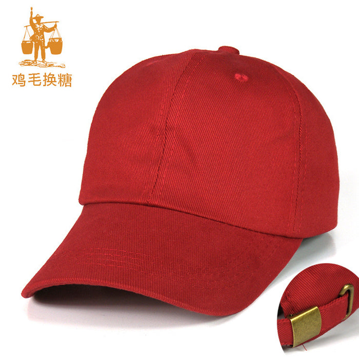 Wholesale Lightweight baseball cap with soft top and no lining, simple cotton duckbill cap