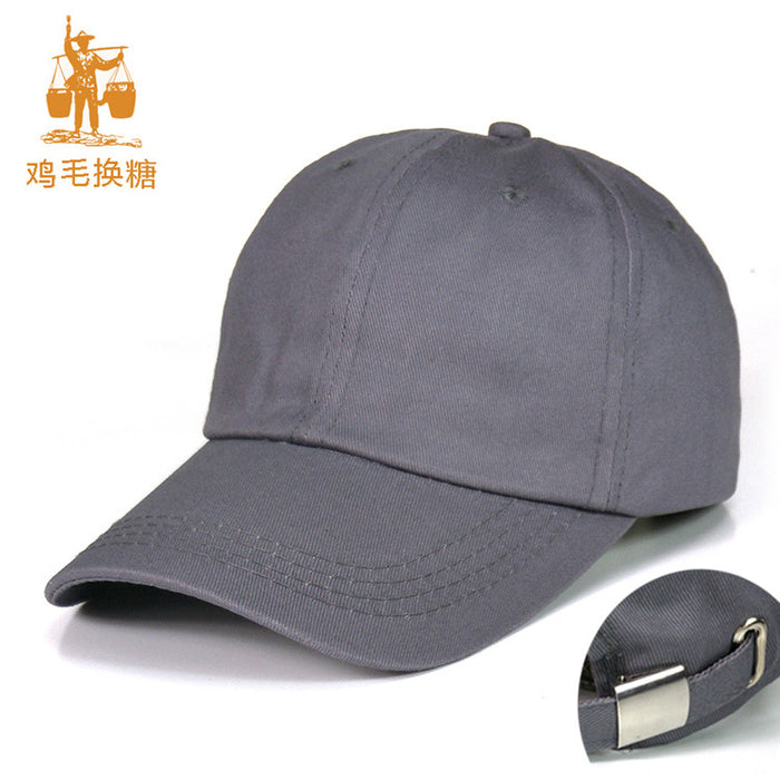 Wholesale Lightweight baseball cap with soft top and no lining, simple cotton duckbill cap