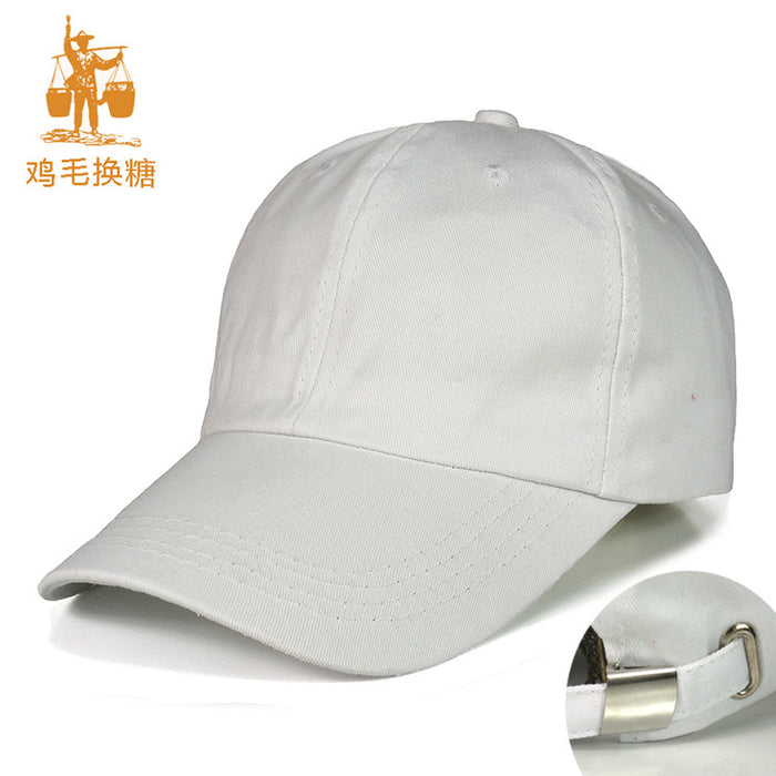 Wholesale Lightweight baseball cap with soft top and no lining, simple cotton duckbill cap
