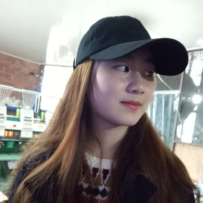 Wholesale Lightweight baseball cap with soft top and no lining, simple cotton duckbill cap