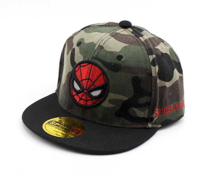 Wholesale Camouflage Boys Baseball Cap Wide Brim Adjustable Summer Sun Hat