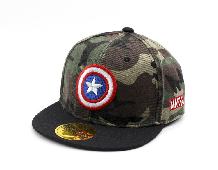 Wholesale Camouflage Boys Baseball Cap Wide Brim Adjustable Summer Sun Hat