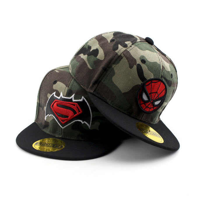 Wholesale Camouflage Boys Baseball Cap Wide Brim Adjustable Summer Sun Hat