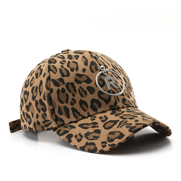 Wholesale Western Style Fashion Leopard Print Curved Brim Baseball Cap JDC-FH-TuLa004