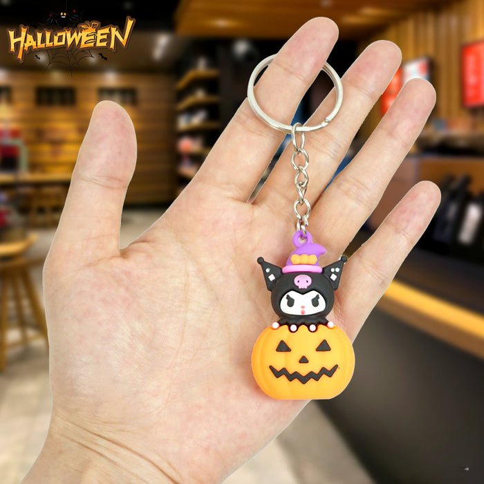 Wholesale Halloween PVC Cartoon Doll Keychain JDC-KC-Yexiang026