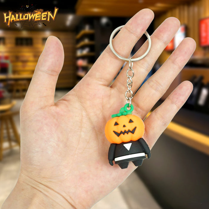 Wholesale Halloween PVC Cartoon Doll Keychain JDC-KC-Yexiang026