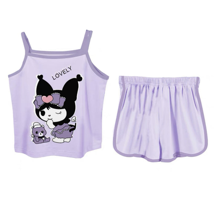 Wholesale Cartoon Cute Vest Suspenders Children's Pajamas JDC-PJ-XiaoHZ005