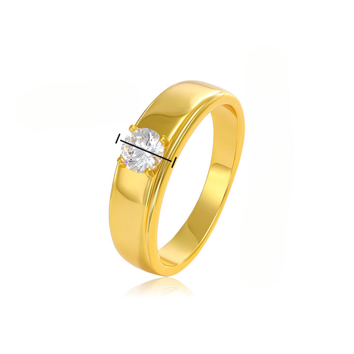 Wholesale Simple Light Luxury Temperament Open Ring for Women JDC-RS-XP003