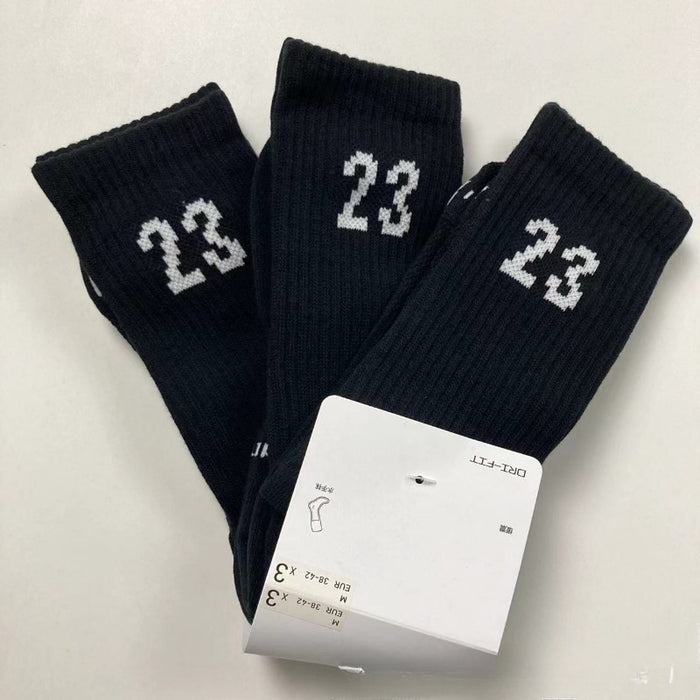 Wholesale Cotton 3pcs Thick High-top  Sports Socks JDC-SK-Kuos002