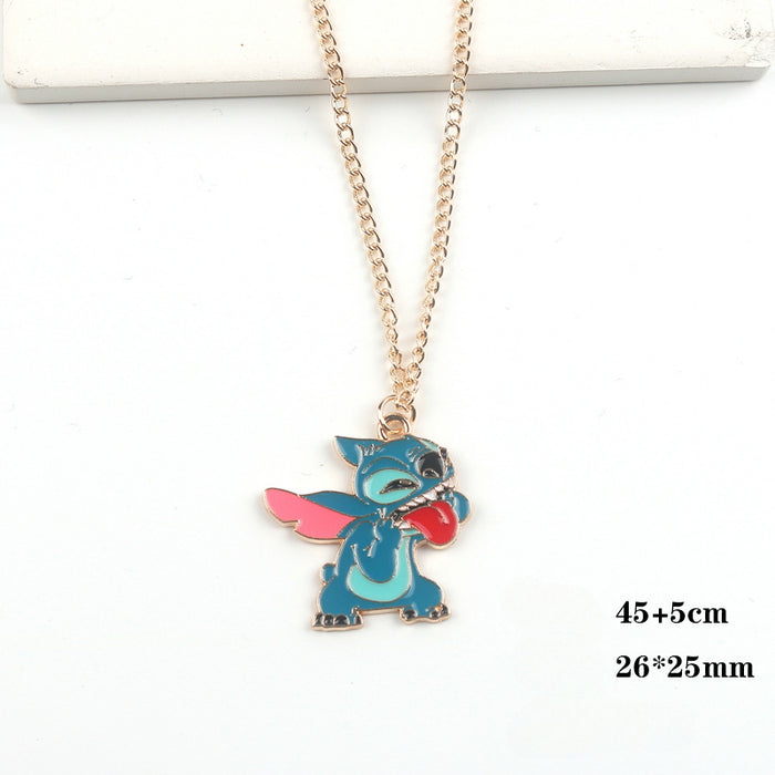 Wholesale Cartoon Alloy Pendant Necklace JDC-NE-FuYu014