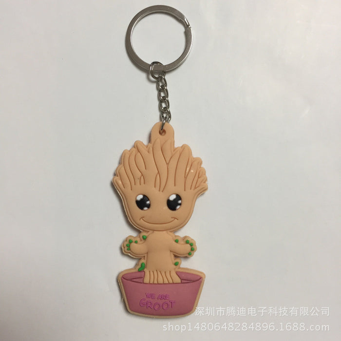 Wholesale Cartoon Cute PVC Keychain JDC-KC-Hual004