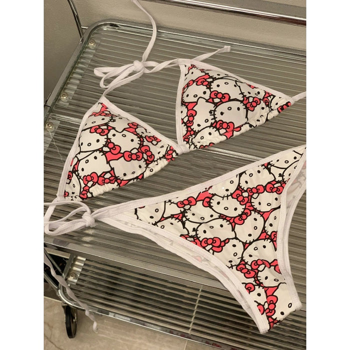 Wholesale Cute Printed Nylon Bikini (S) JDC-SW-MuYa001