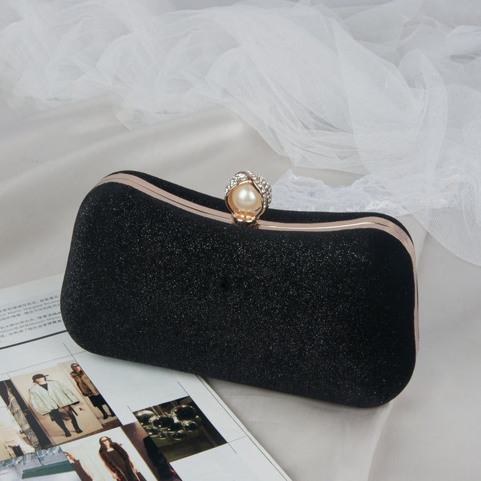 Wholesale Vintage Velvet Gold Stamping Evening Bag Clutch JDC-HB-YiX010