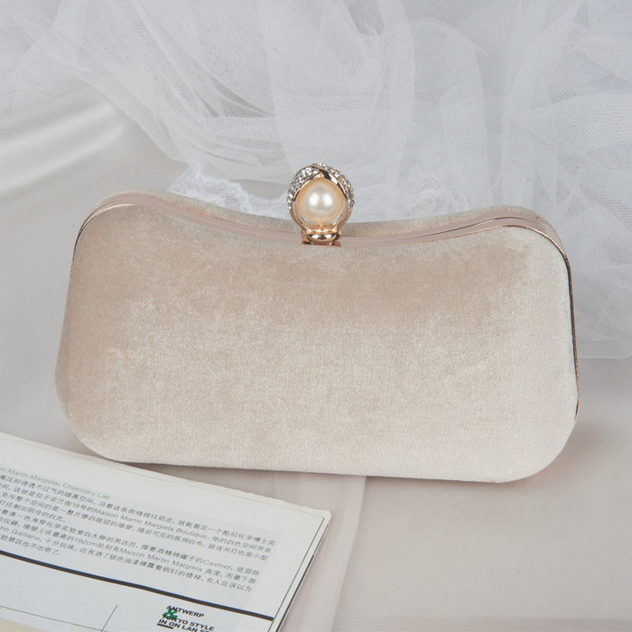 Wholesale Vintage Velvet Gold Stamping Evening Bag Clutch JDC-HB-YiX010