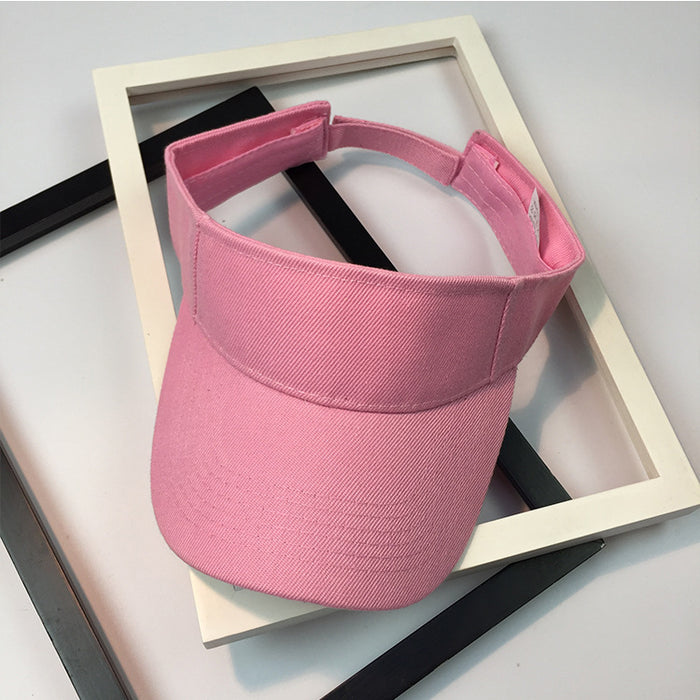 Wholesale Solid color empty top hat, sports running speed dry baseball cap, no top outdoor sun protection hat