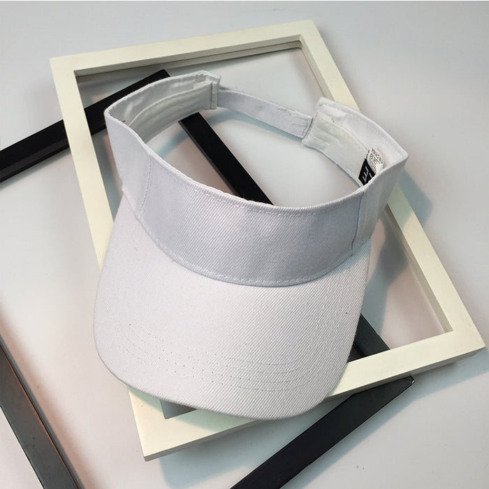 Wholesale Solid color empty top hat, sports running speed dry baseball cap, no top outdoor sun protection hat