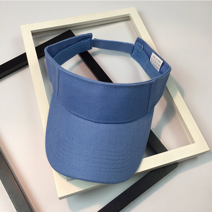 Wholesale Solid color empty top hat, sports running speed dry baseball cap, no top outdoor sun protection hat