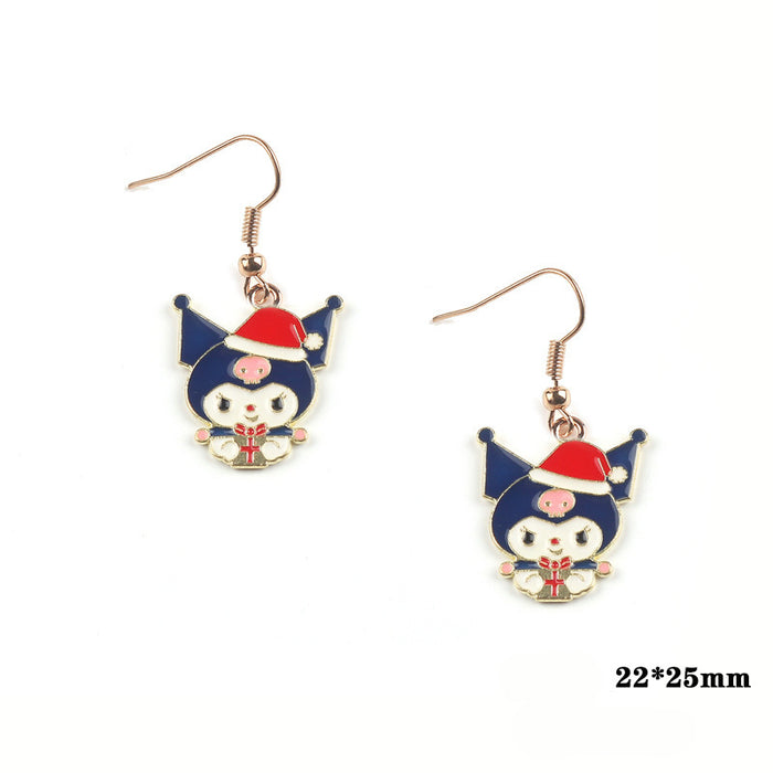 Wholesale Cartoon Alloy Pendant Earrings JDC-ES-FuYu008