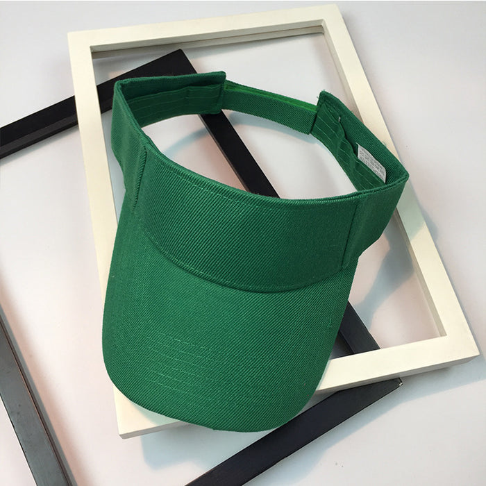 Wholesale Solid color empty top hat, sports running speed dry baseball cap, no top outdoor sun protection hat