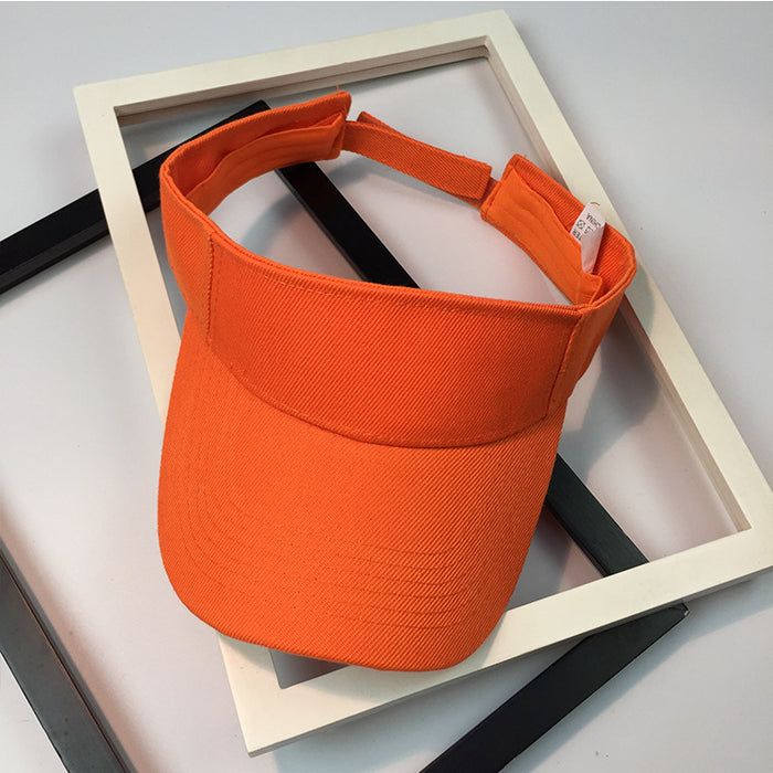 Wholesale Solid color empty top hat, sports running speed dry baseball cap, no top outdoor sun protection hat