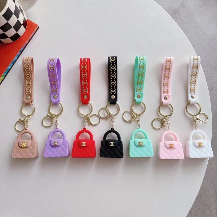 Wholesale Resin Creative Bag Ornaments Keychain JDC-KC-Shanm002