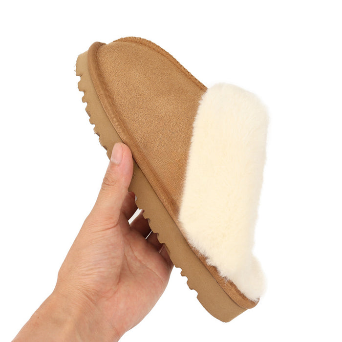 Wholesale Plush Cotton Slippers (F) JDC-SP-KLA001