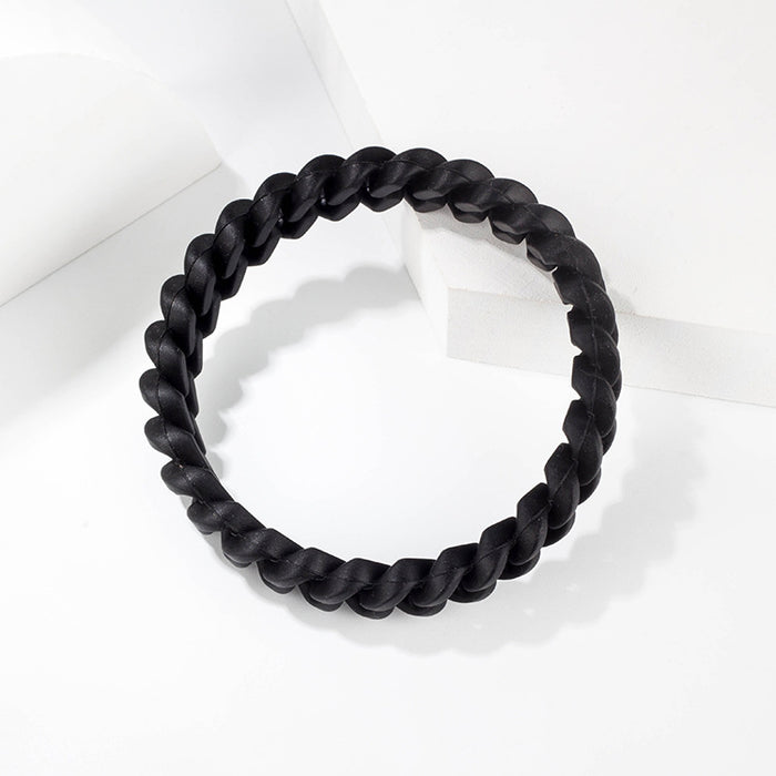 Wholesale Personalized camouflage mixed color hollow silicone wristband with fashionable and simple design