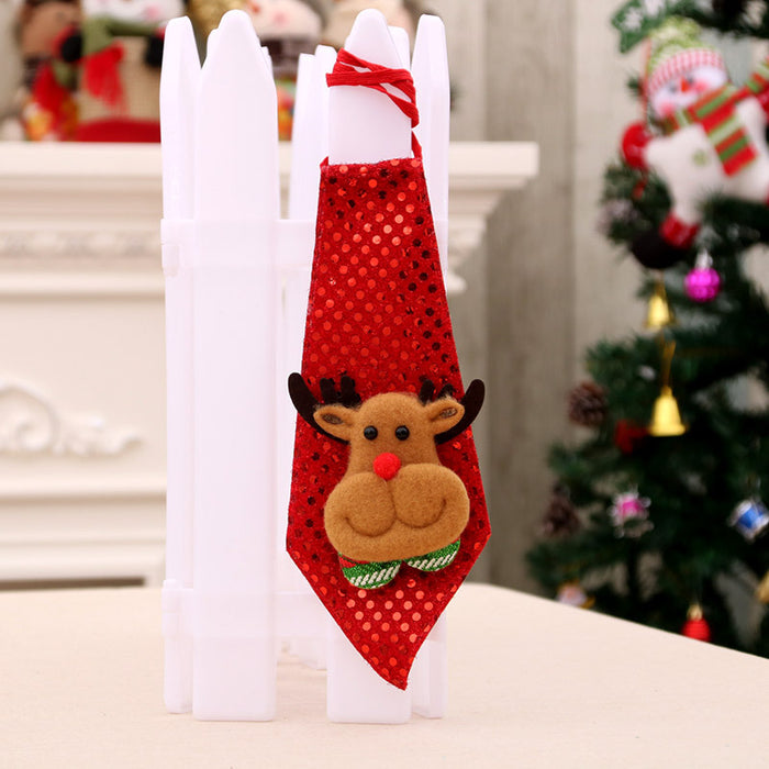 Wholesale Christmas decorations for adults and children small gifts creative small gifts sequins tie tie