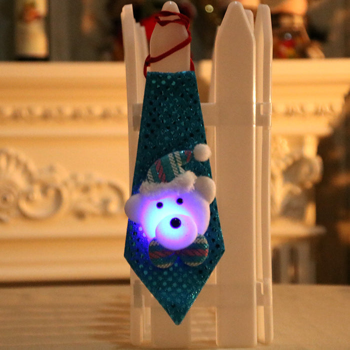 Wholesale Christmas decorations for adults and children small gifts creative small gifts sequins tie tie