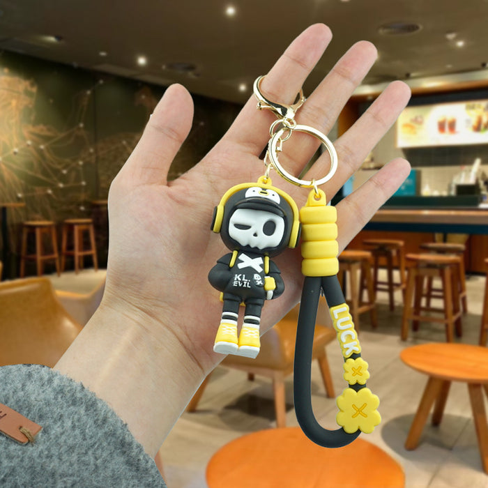 Wholesale Cartoon Doll PVC Keychain JDC-KC-HaoH007