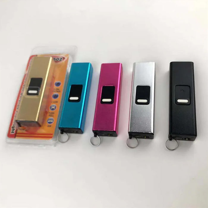 Wholesale Retractable Flashlight Multifunctional Portable USB Charging Keychain JDC-KC-YingHui001