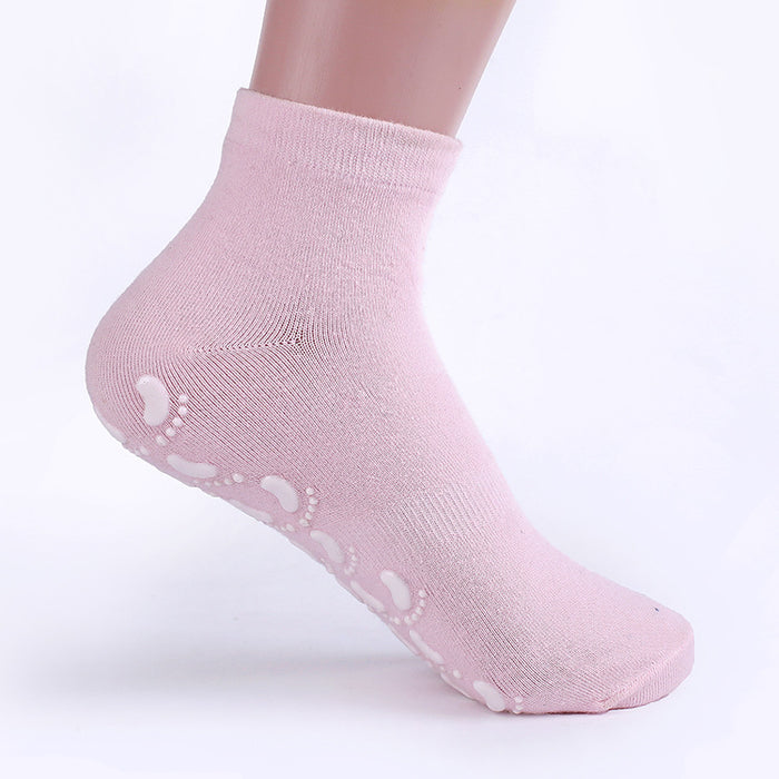 Wholesale Floor socks, foot glue anti slip socks, cotton socks