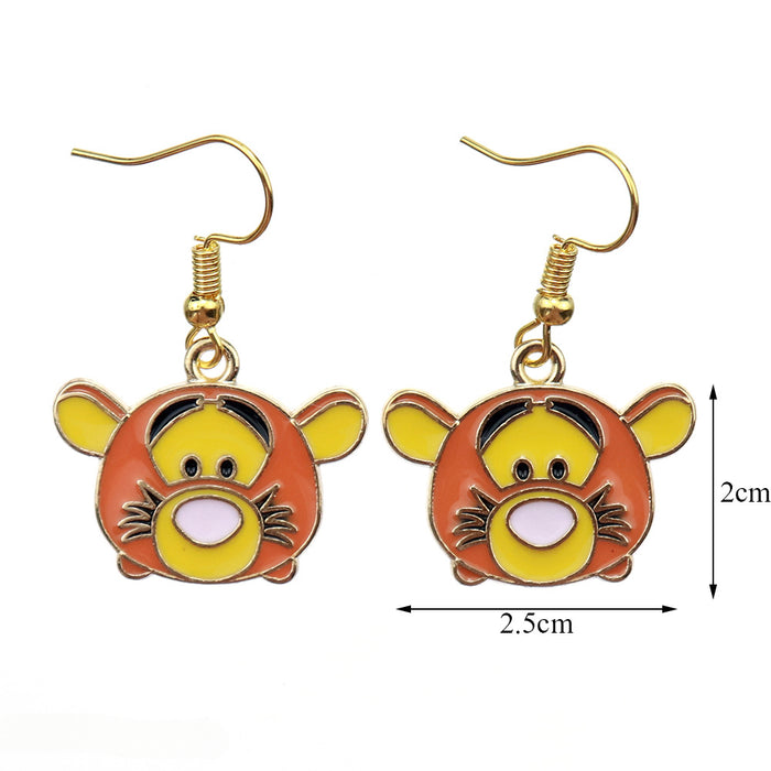 Wholesale Cartoon Animal Resin Earrings JDC-ES-niqing019