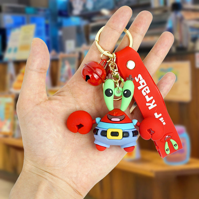 Wholesale Cartoon Silicone Doll Keychain JDC-KC-Yexiang005