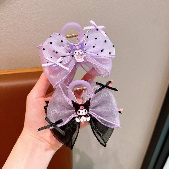 Wholesale Cute Cartoon Mesh Bow Hairpin JDC-HC-Zhuoa002