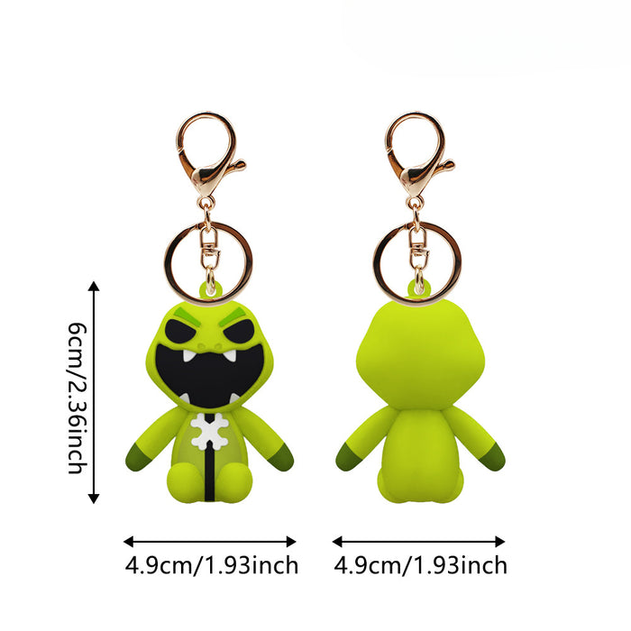 Wholesale Horror Cartoon Anime Silicone Keychains JDC-KC-HaoAn012