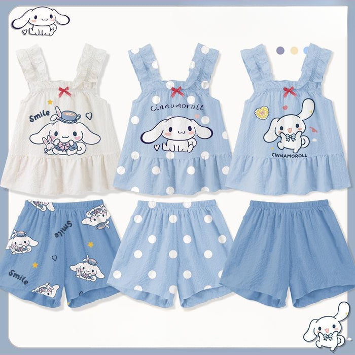 Wholesale Cartoon Cute Girls' Pajamas Thin Style JDC-PJ-XiaoHZ006