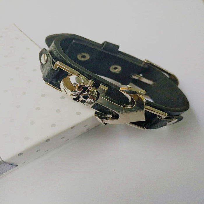 Bracelet de hombres vintage de cuero al por mayor jdc-bt-jiaxiang001
